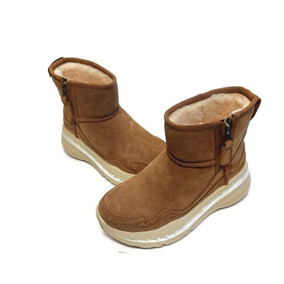 UGG CA805 Classic Weather Casual Waterproof Boots 1112369 Chestnut Mens Size 4 - Picture 4 of 8